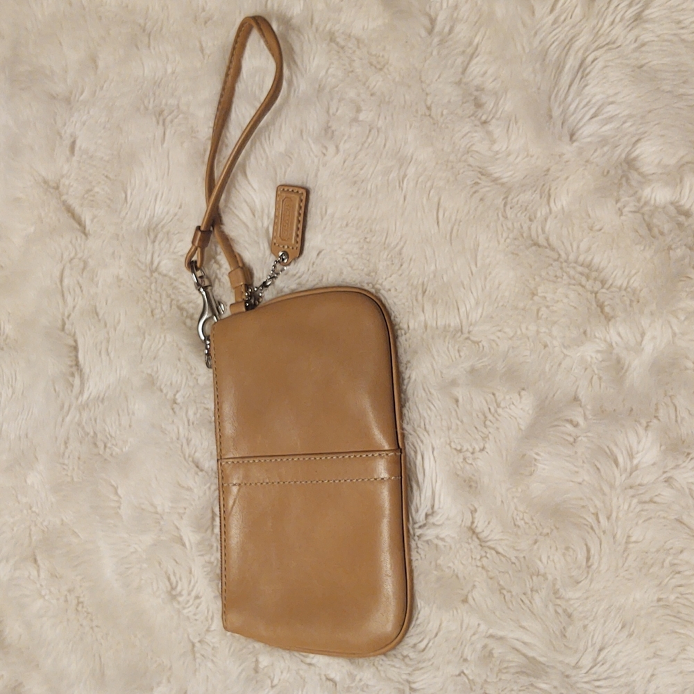 Coach Leather Wristlet